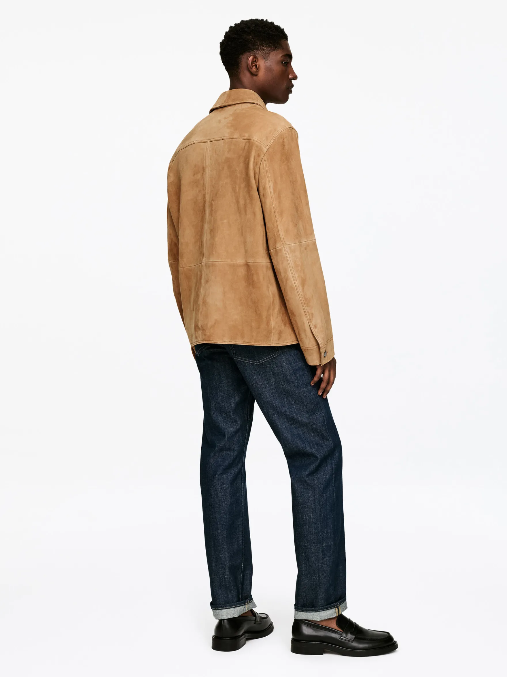 Velourslederjacke