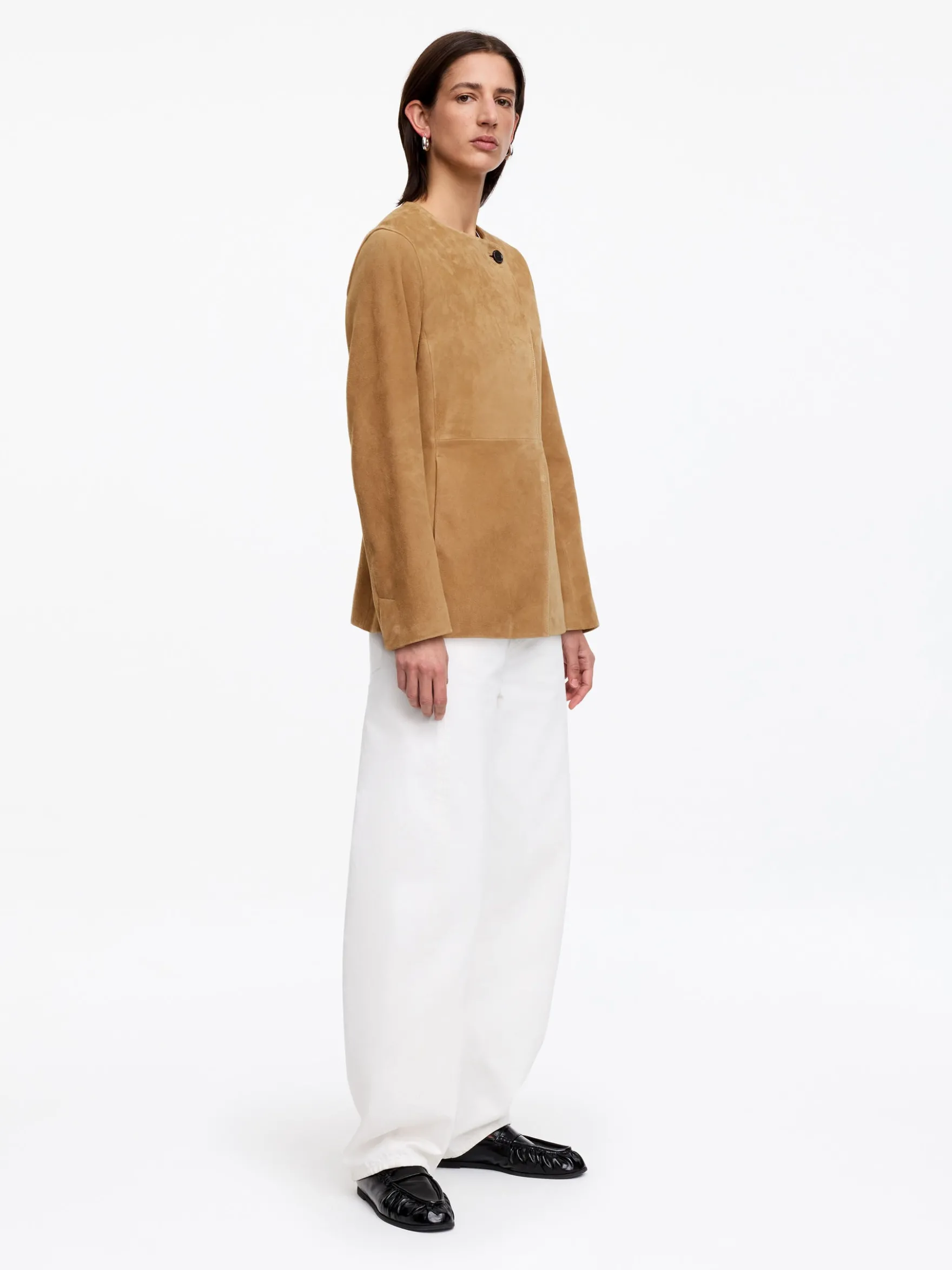 Velourslederjacke