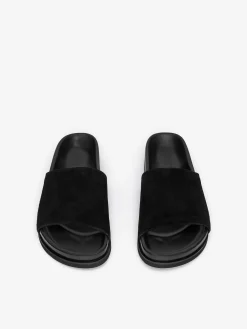 Veloursledersandale