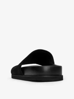 Veloursledersandale
