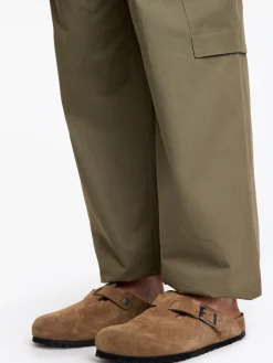 Veloursledersandale Boston von Birkenstock