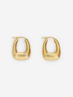 Vergoldete Hoops