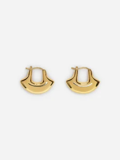 Vergoldete Hoops