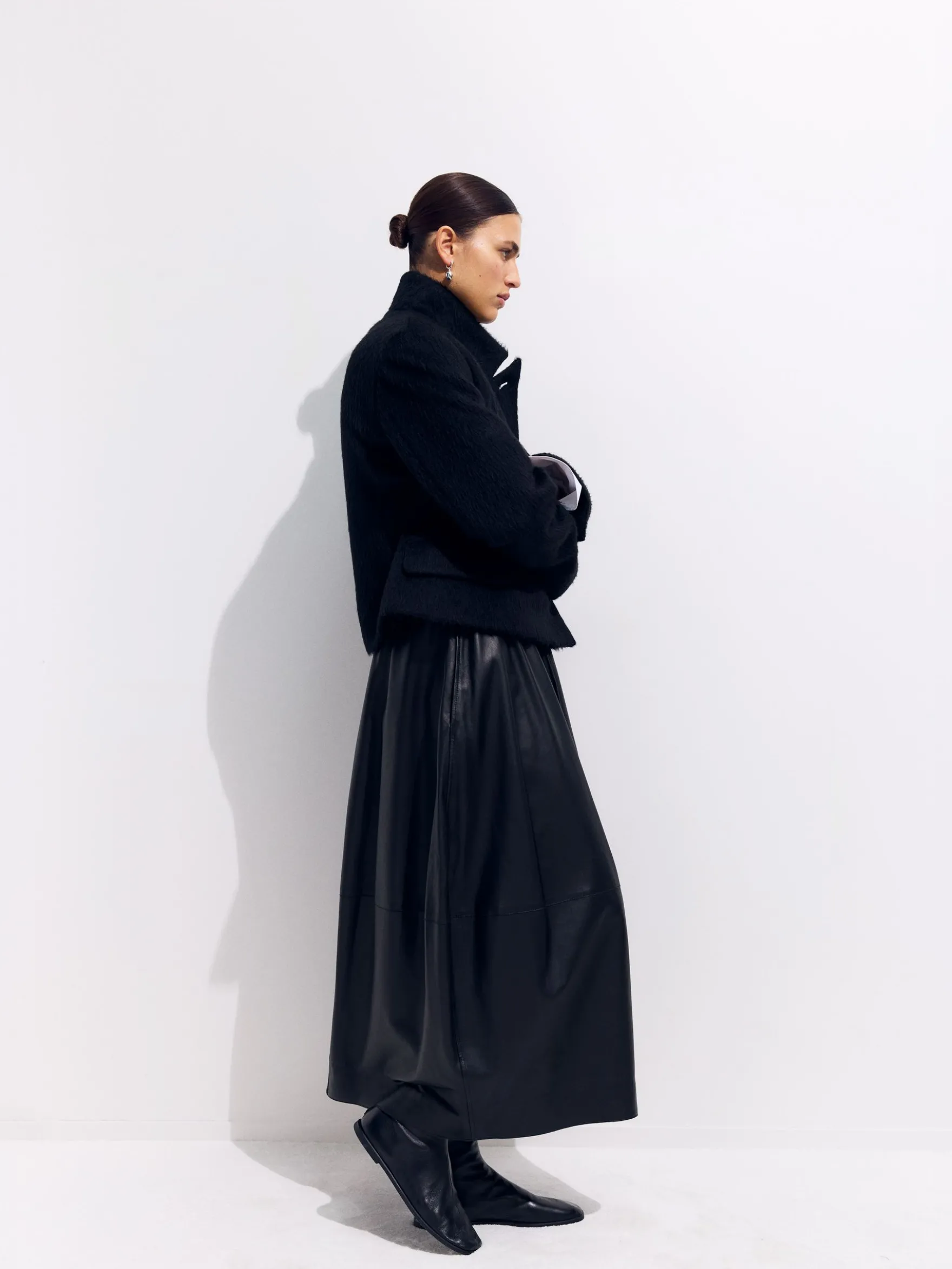Versilberte Hoops mit Anhängern