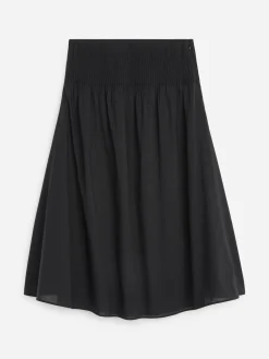 Voile-Rock mit Biesen