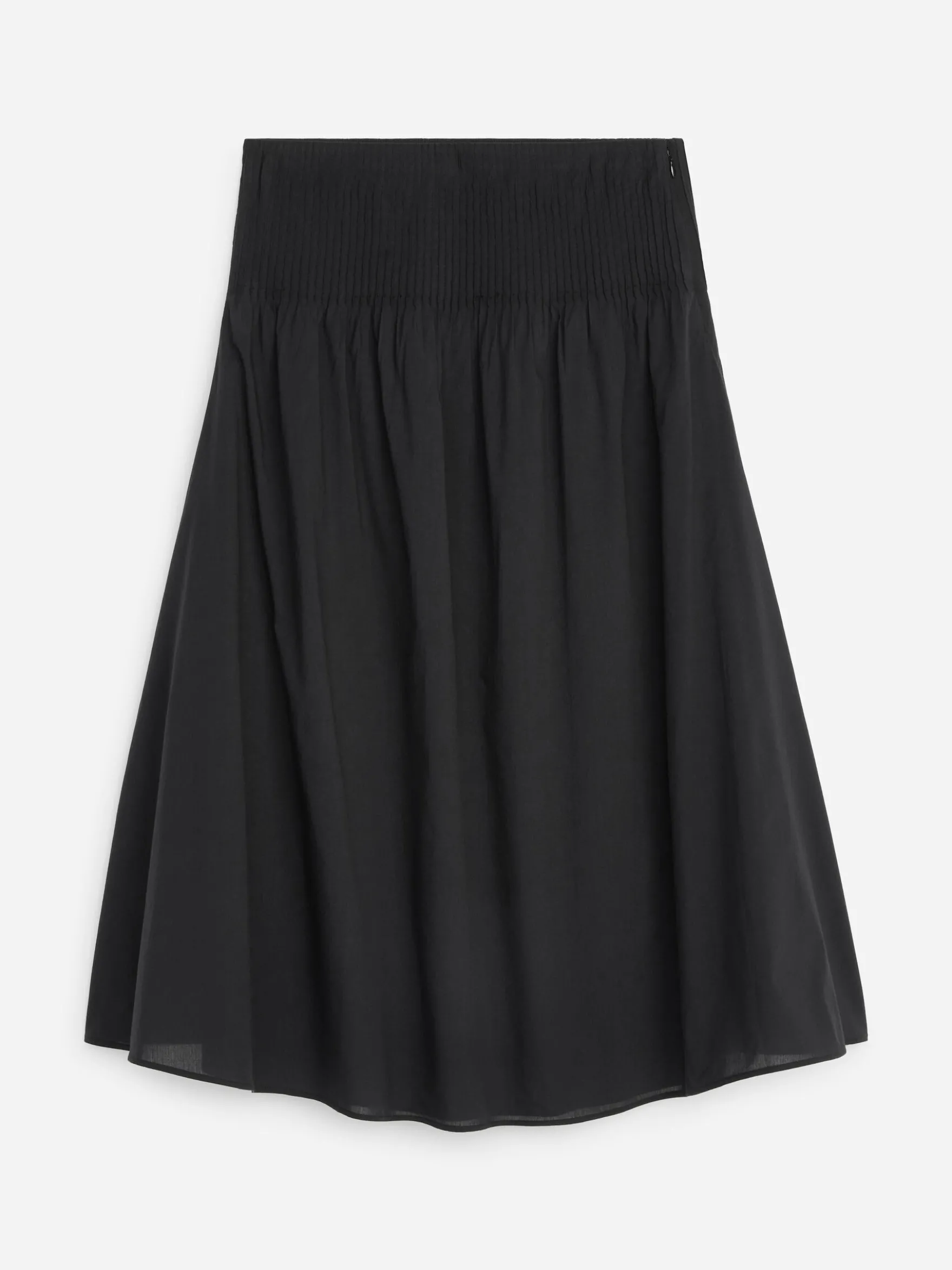 Voile-Rock mit Biesen