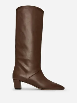 Wadenhoher Lederstiefel