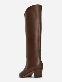 Wadenhoher Lederstiefel