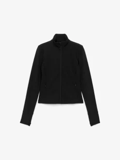 Weiche Stretch-Jacke mit Reißverschluss