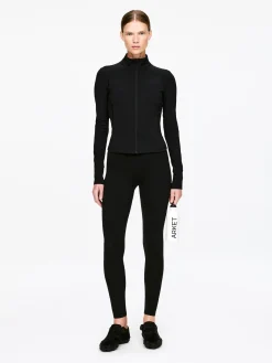 Weiche Stretch-Jacke mit Reißverschluss