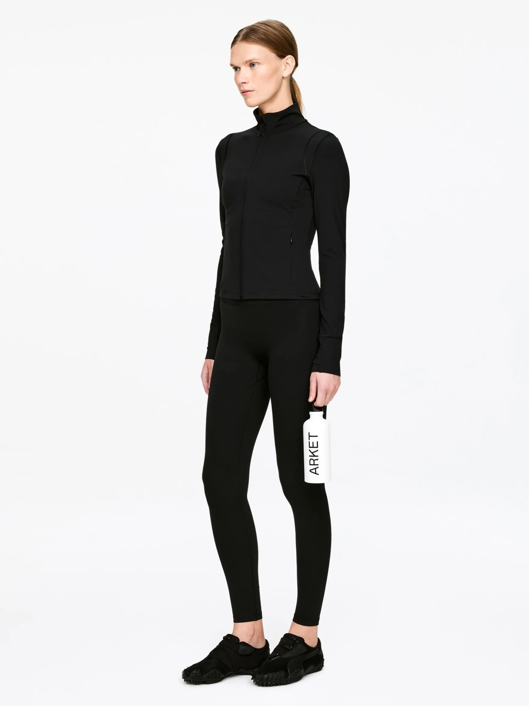 Weiche Stretch-Jacke mit Reißverschluss