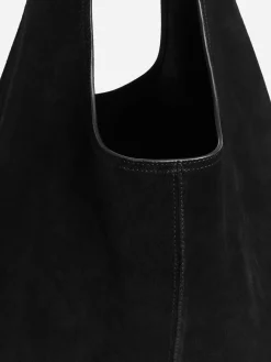 Weiche Tasche aus Spaltvelours