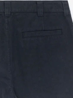 Weite Chinohose aus Baumwolle