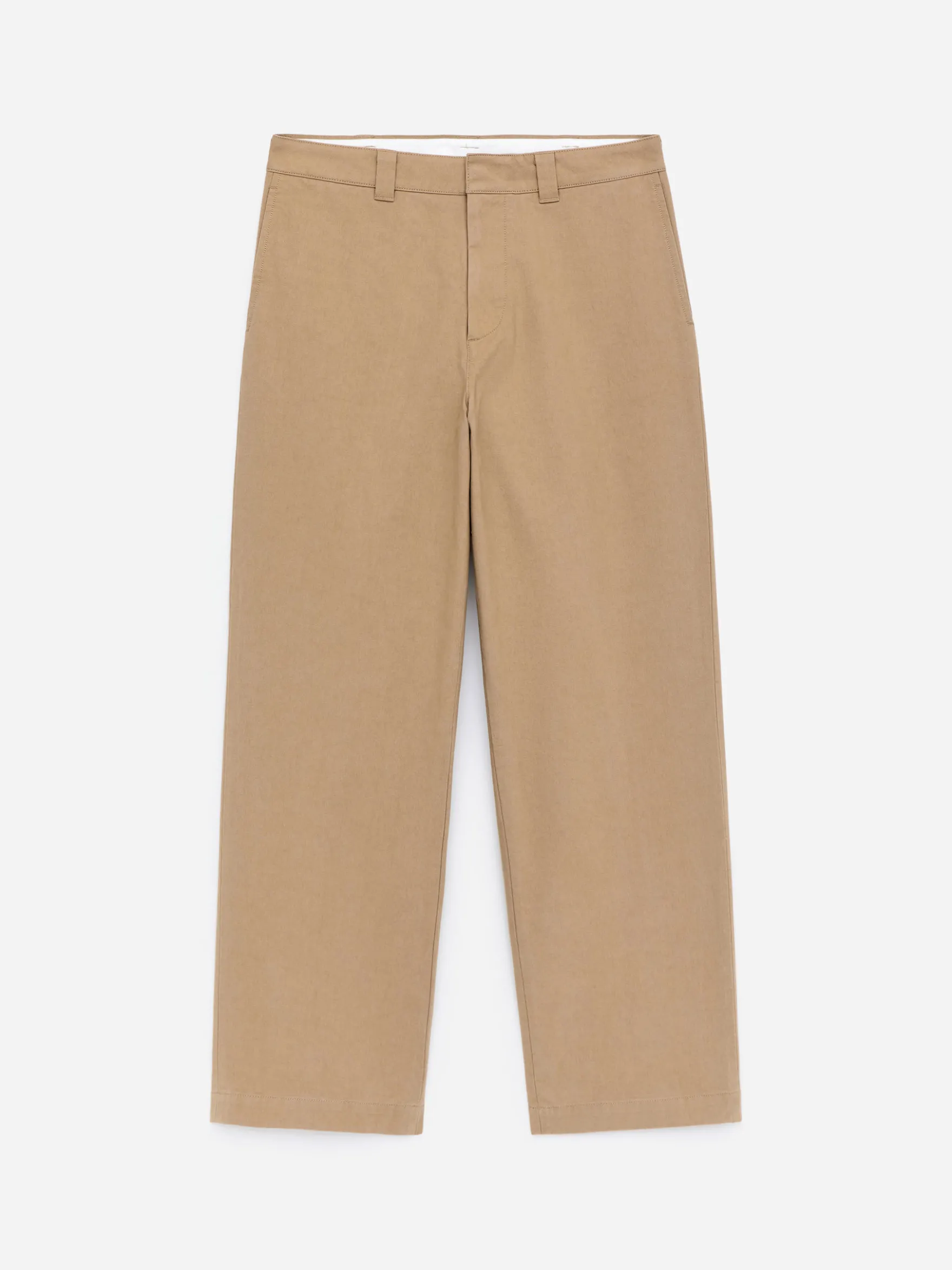 Weite Chinohose aus Baumwolle