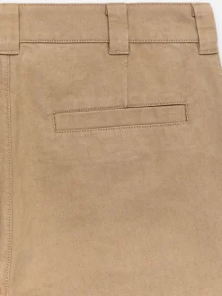 Weite Chinohose aus Baumwolle