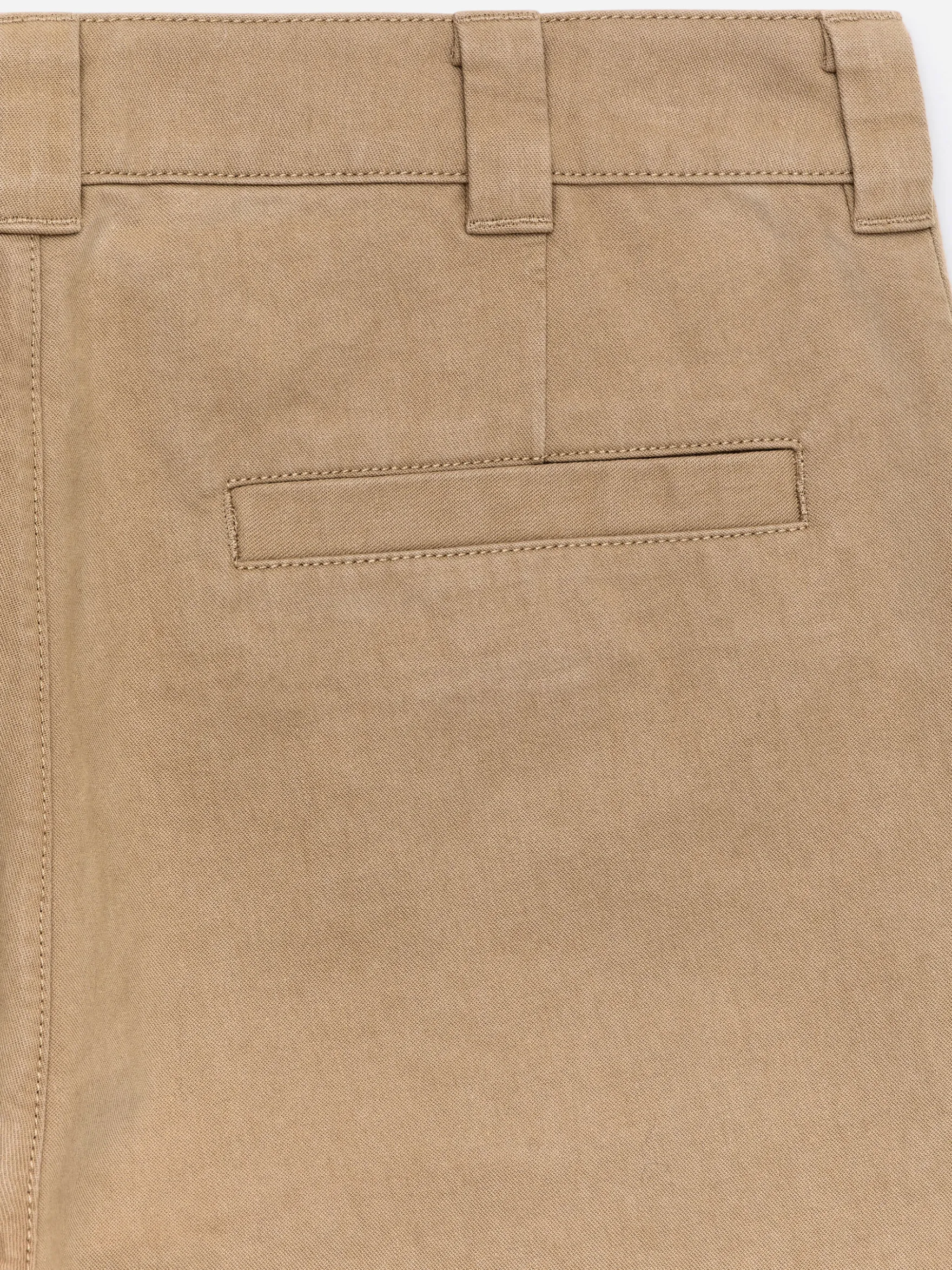 Weite Chinohose aus Baumwolle