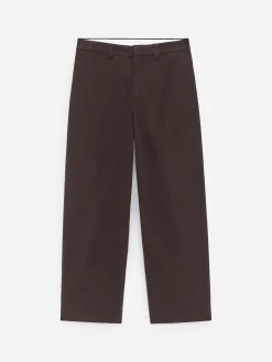 Weite Chinohose aus Baumwolle