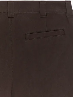 Weite Chinohose aus Baumwolle