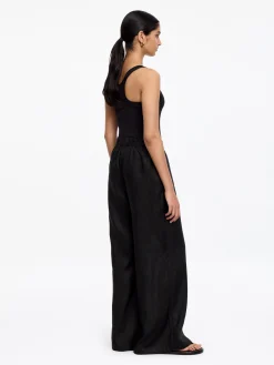 Weite Leinenhose