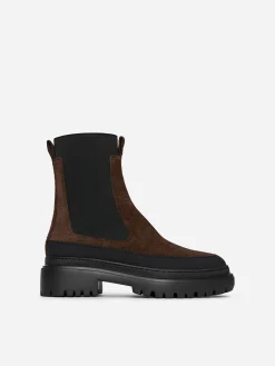 Winterstiefel aus Spaltvelours
