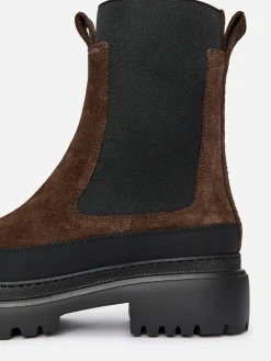 Winterstiefel aus Spaltvelours