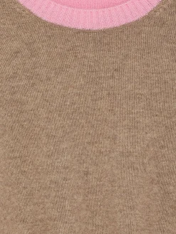 Wollpullover im Colorblock-Design