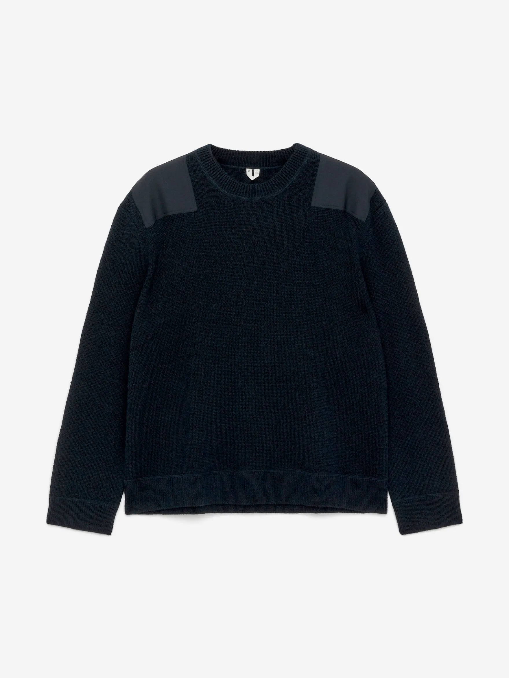 Wollpullover mit Patches
