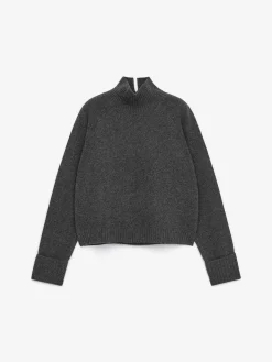 Wollpullover mit Rollkragen