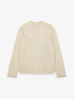 Wollpullover mit Rundhalsausschnitt