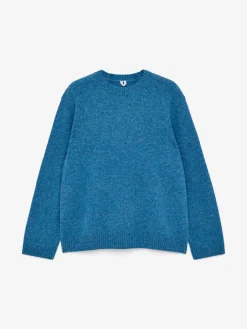 Wollpullover mit Rundhalsausschnitt
