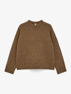Wollpullover mit Rundhalsausschnitt