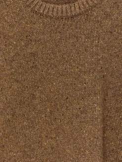 Wollpullover mit Rundhalsausschnitt