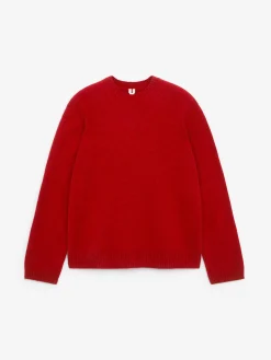 Wollpullover mit Rundhalsausschnitt