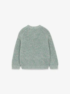 Wollpullover mit Space-Dye-Färbung
