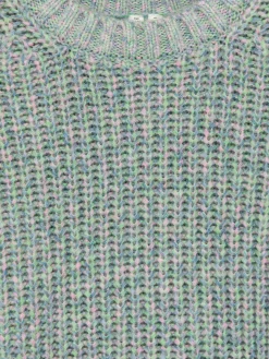 Wollpullover mit Space-Dye-Färbung