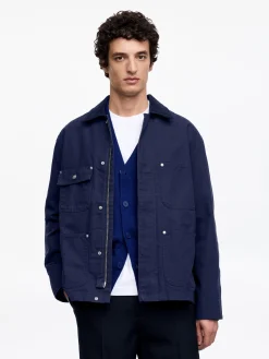 Workwear-Jacke aus Canvas