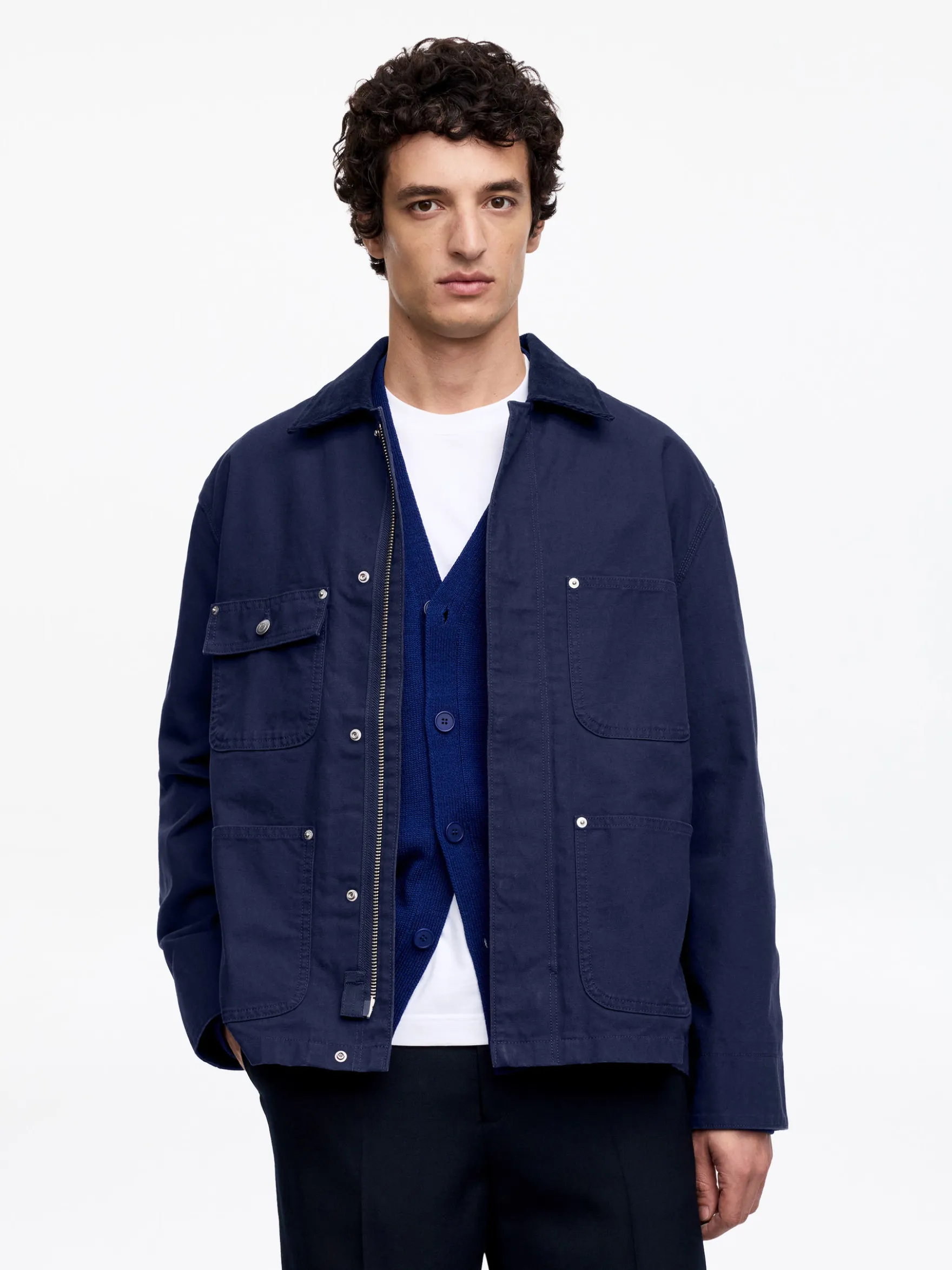 Workwear-Jacke aus Canvas