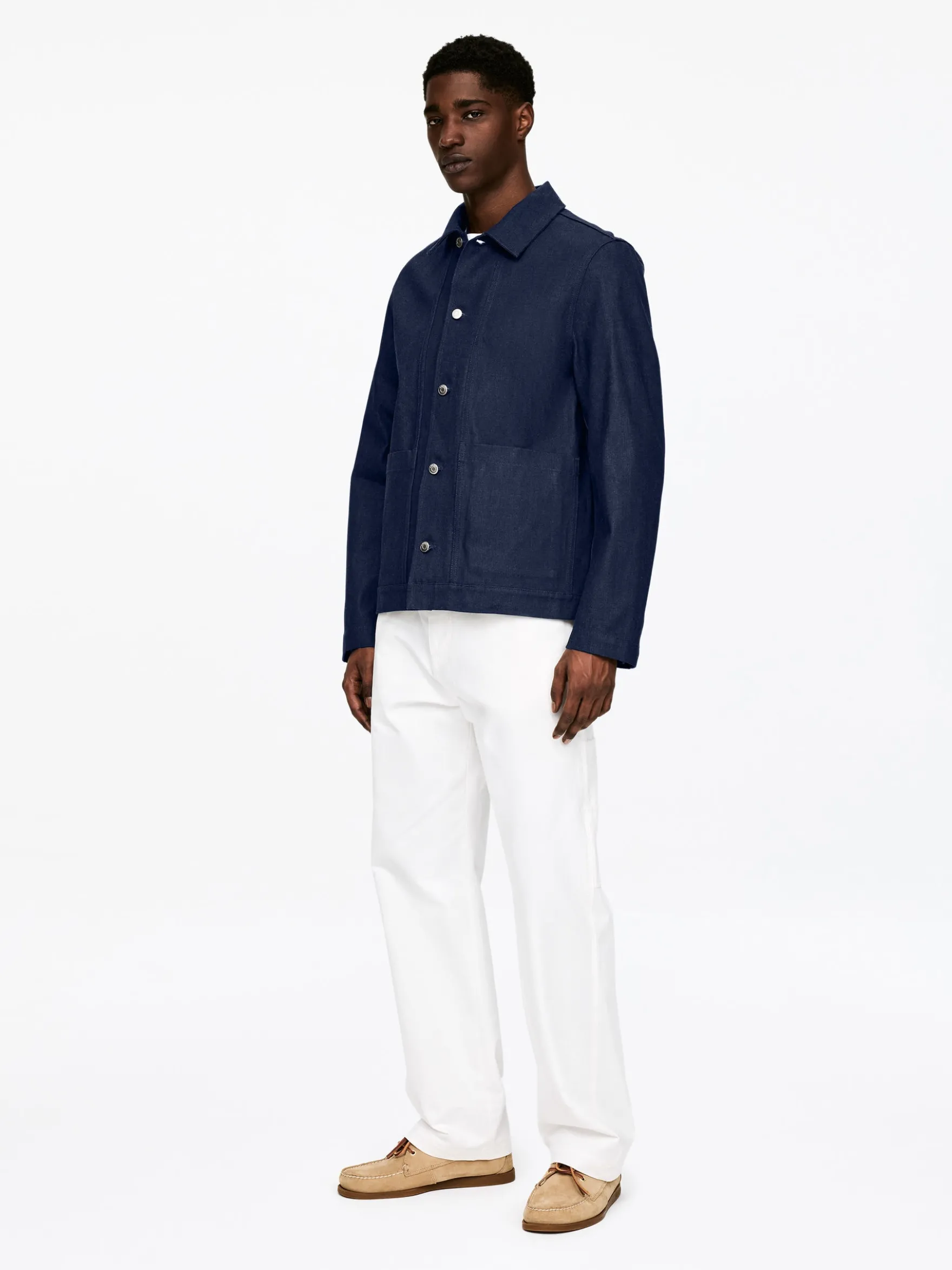 Workwear-Jacke aus Denim