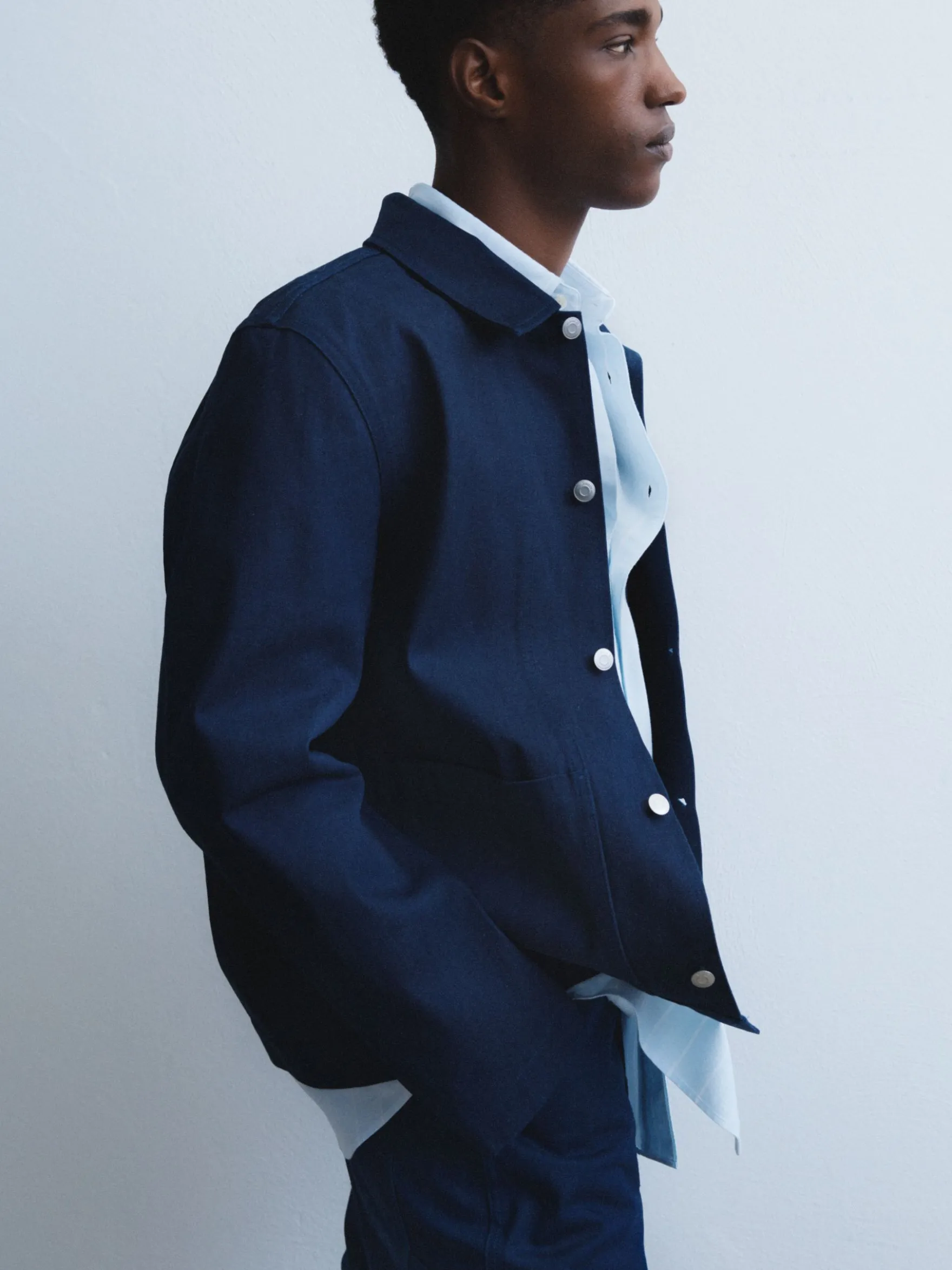 Workwear-Jacke aus Denim