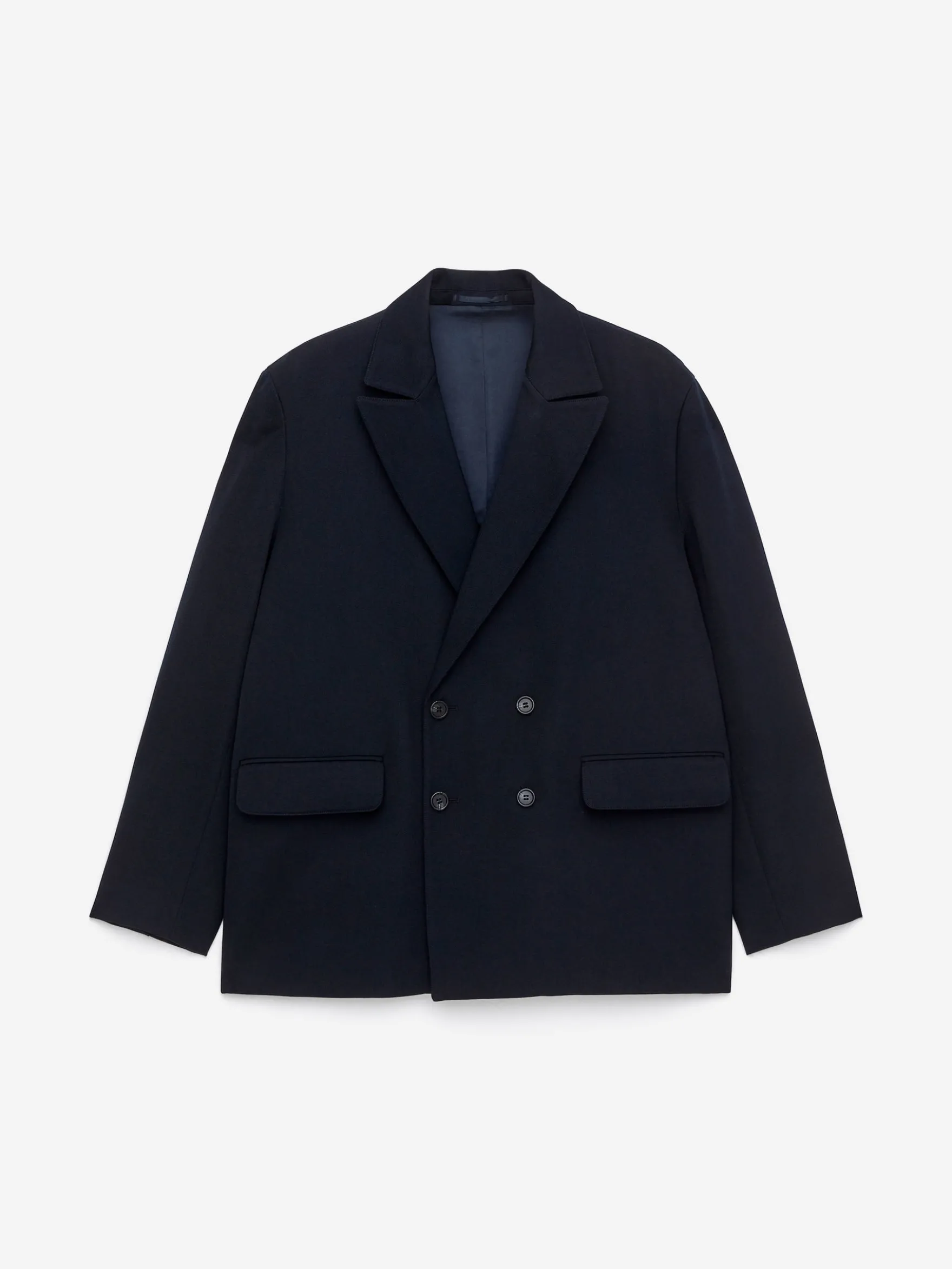 Zweireihiger Wollblazer