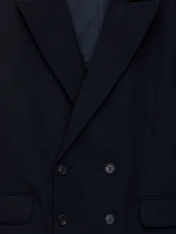 Zweireihiger Wollblazer