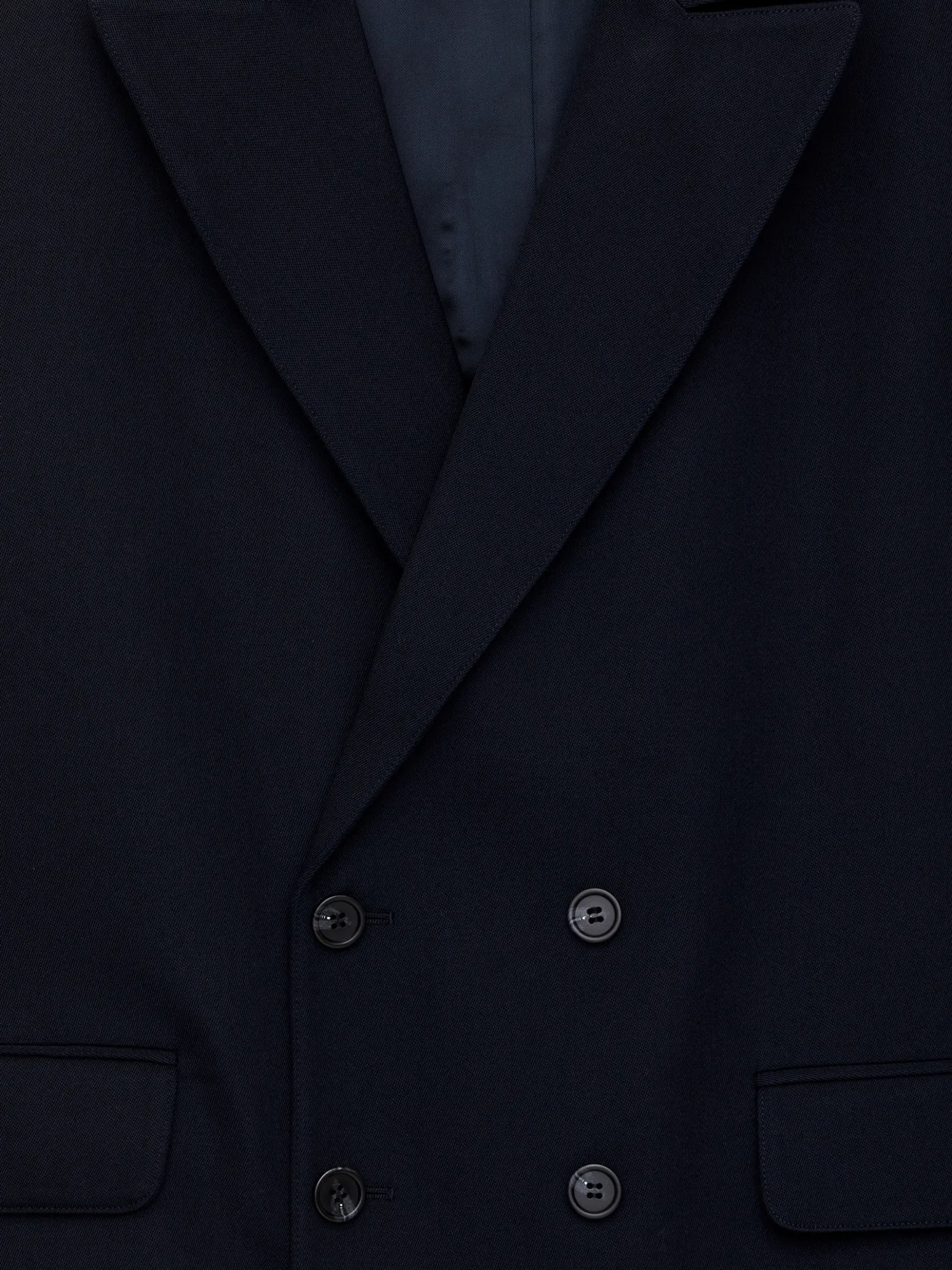 Zweireihiger Wollblazer