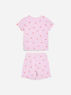 Zweiteiliger kurzer Pyjama aus Jersey