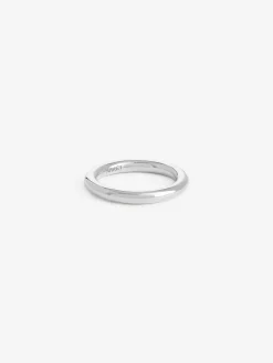 Zylinderförmiger Ring aus Sterlingsilber